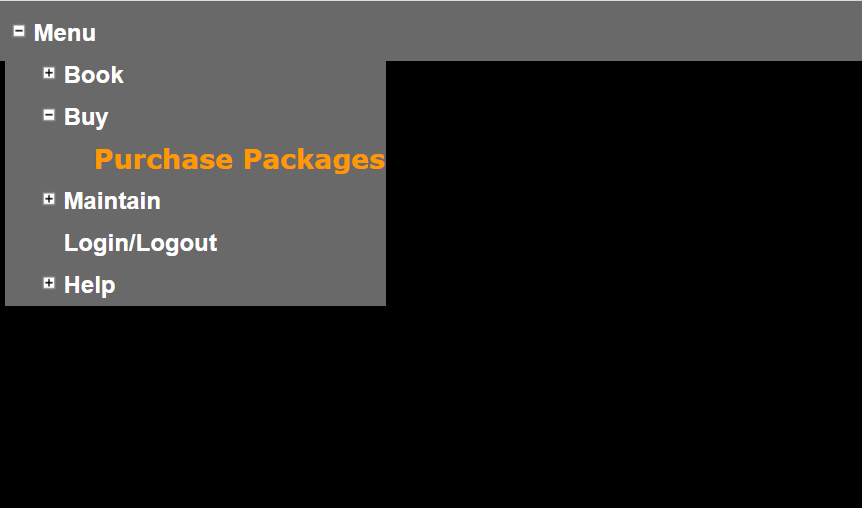 Click on Purchase Packages